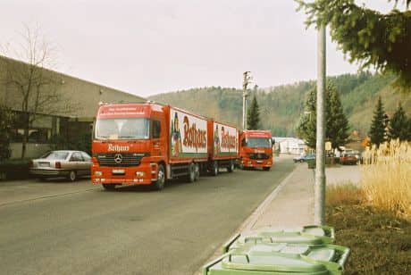 Narrentreffen – Anlieferung Rothaus — Narrenzunft Zell am Harmersbach 2004