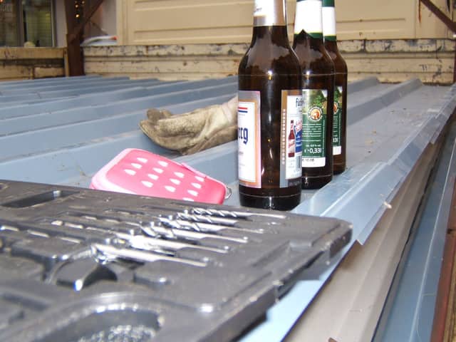 Hüttenaufbau — Narrenzunft Zell am Harmersbach 2006